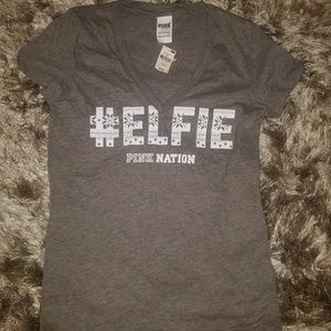 NWT VS PINK SIZE LARGE ELFIE TEE